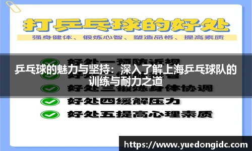 乒乓球的魅力与坚持：深入了解上海乒乓球队的训练与耐力之道